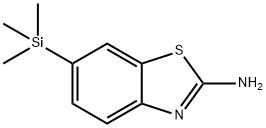 2-Benzothiazolamine,6-(trimethylsilyl)-(9CI) Struktur