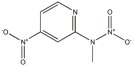 2-Pyridinamine,N-methyl-N,4-dinitro-(9CI) Struktur