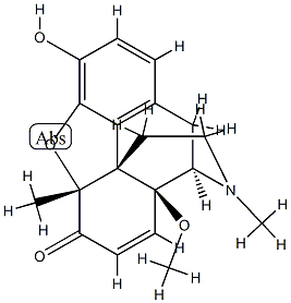 14-methoxy-5-methylmorphinone Struktur