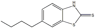 2(3H)-Benzothiazolethione,6-butyl-(9CI) Struktur