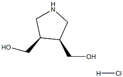 Cis-pyrrolidine-3,4-diyldimethanol hydrochloride Struktur