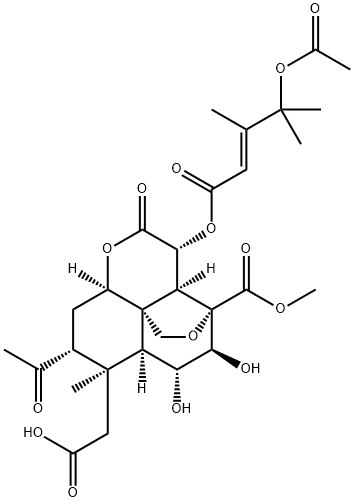 bruceanic acid C Struktur