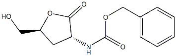 D-erythro-Pentonic acid, 2,3-dideoxy-2-[[(phenylmethoxy)carbonyl]amino]-, gamma-lactone (9CI) Struktur