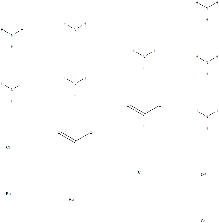 (mu-oxo)bis(formatotetraammineruthenium) Struktur