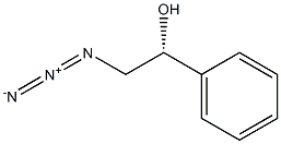 Benzenemethanol, a-(azidomethyl)-, (aR)- Struktur