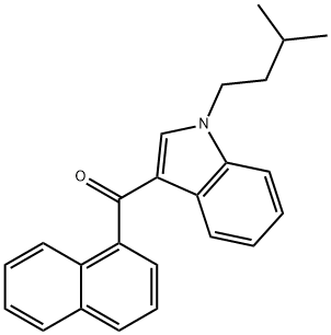 JWH 018 N-(3-methylbutyl) isomer Struktur