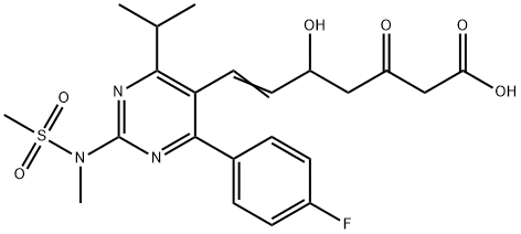 3-Oxo Rosuvastatin Struktur