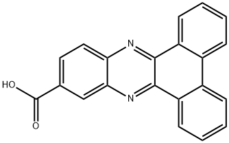 dibenzo[a,c]phenazine-11-carboxylic acid Struktur