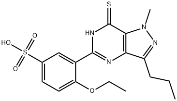 DeMethylpiperazinyl 7-Desoxo 7-Thioxosildenafil Sulfonic Acid Struktur