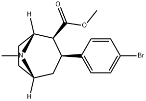 3β-(4-Iodophenyl)tropane-2β-carboxylic acid Methyl ester Struktur