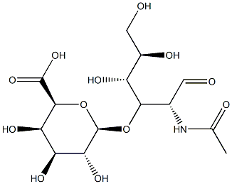 N-acetylhyalobiuronic acid Struktur