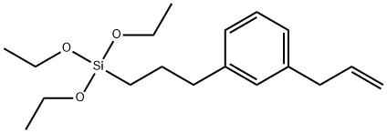 m-ALLYLPHENYLPROPYLTRIETHOXYSILANE Struktur