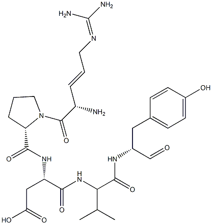 cyclo(arginyl-prolyl-aspartyl-valyl-tyrosyl) Struktur