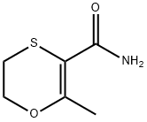 1,4-Oxathiin-3-carboxamide,5,6-dihydro-2-methyl-(8CI,9CI) Struktur