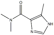 1H-Imidazole-4-carboxamide,N,N,5-trimethyl-(9CI) Struktur