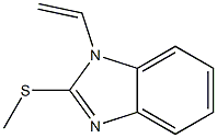 1H-Benzimidazole,1-ethenyl-2-(methylthio)-(9CI) Struktur