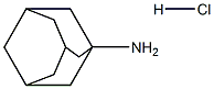 1-Adamantanamine,hydrochloride.(L-)- (8CI) Struktur