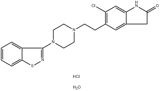 Ziprasidone hydrochloride monohydrate