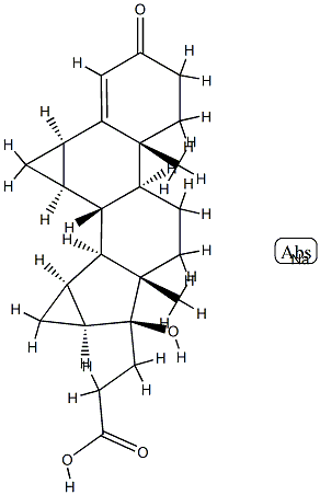 Drospirenone acid sodium salt Struktur