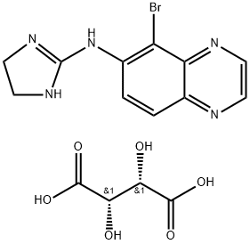 Brimonidine L-tartarate Struktur