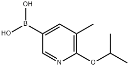 6-Isoproxy-5-methylpyridine-3-boronic acid Struktur