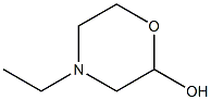 2-Morpholinol,4-ethyl-(9CI) Struktur