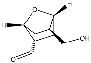 7-Oxabicyclo[2.2.1]heptane-2-carboxaldehyde, 3-(hydroxymethyl)-, (2-endo,3-exo)- (9CI) Struktur