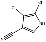 1H-Pyrrole-3-carbonitrile,4,5-dichloro-(9CI) Struktur