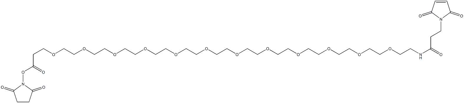 Maleimide-PEG12-NH Struktur