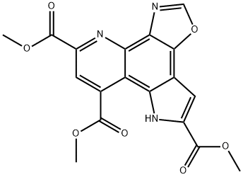 oxazopyrroloquinoline trimethyl ester Struktur