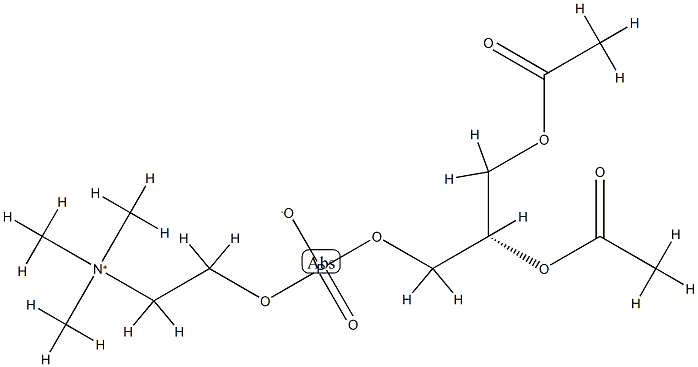 3,5,9-Trioxa-4-phosphaundecan-1-aminium,7-(acetyloxy)-4-hydroxy-N,N,N-trimethyl-10-oxo-,innersalt,4-oxide,(S)-(9CI] Struktur