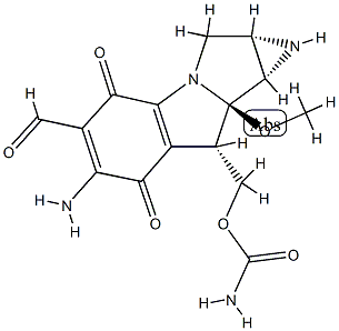 6-demethyl-6-formylmitomycin C Struktur