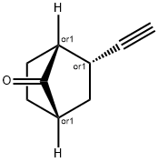 Bicyclo[2.2.1]heptan-7-one, 2-ethynyl-, (1R,2R,4S)-rel- (9CI) Struktur