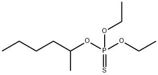 diethoxy-hexan-2-yloxy-sulfanylidene-phosphorane Struktur