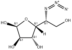 5-Azido-5-deoxy-α-D-glucofuranose Structure