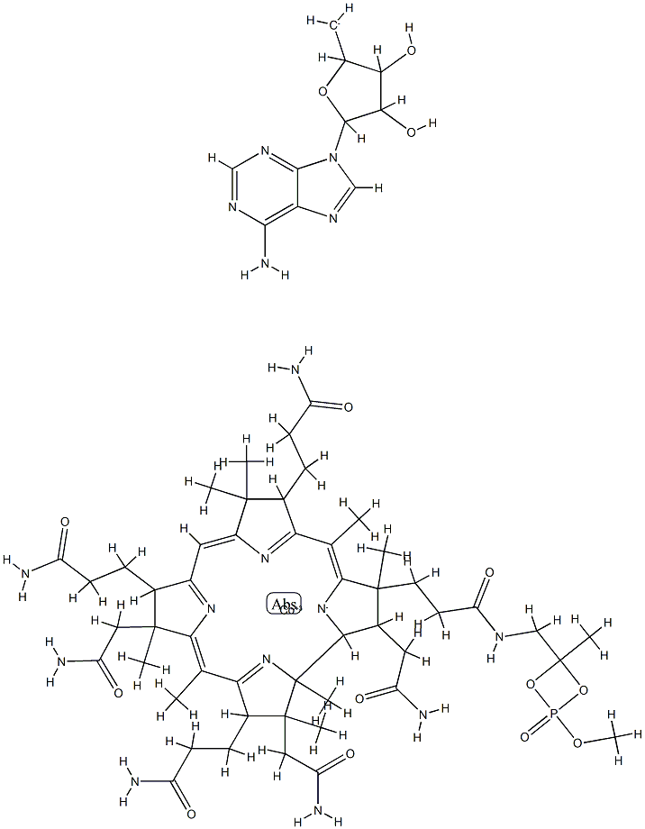 adenosylcobinamide methyl phosphate Struktur