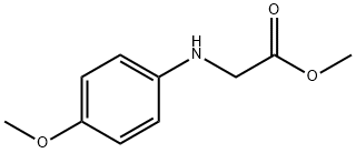 methyl 2-[(4-methoxyphenyl)amino]acetate Struktur