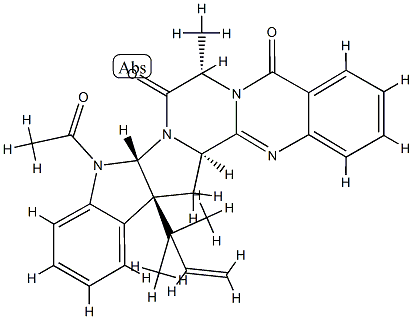 1,2-anhydro-3,4-di-O-benzylrhamnopyranose Struktur