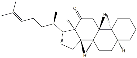 5β-Cholest-24-en-12-one Struktur