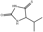 2-Imidazolidinone,4-(1-methylethyl)-5-thioxo-(9CI) Struktur