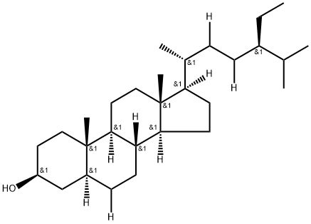 Sitostanol-5,6,22,23-D4 Struktur