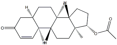 17β-Acetoxy-5β-estr-1-en-3-one Struktur