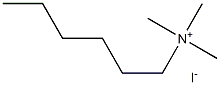 Trimethylhexylammonium·iodide Struktur