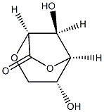 D-Mannonic acid, 2,6-anhydro-, gamma-lactone (9CI) Struktur