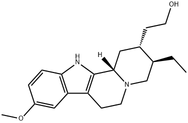 Corynan-17-ol, 10-methoxy- Struktur