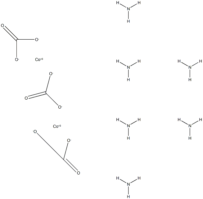 hexamminecobalt(III) tricarbonatocobaltate(III) Struktur