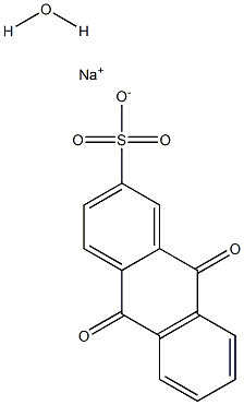 ANTHRAQUINONE-2-SULFONIC ACID, SODIUM SALT, MONOHYDRATE, 90 Structure