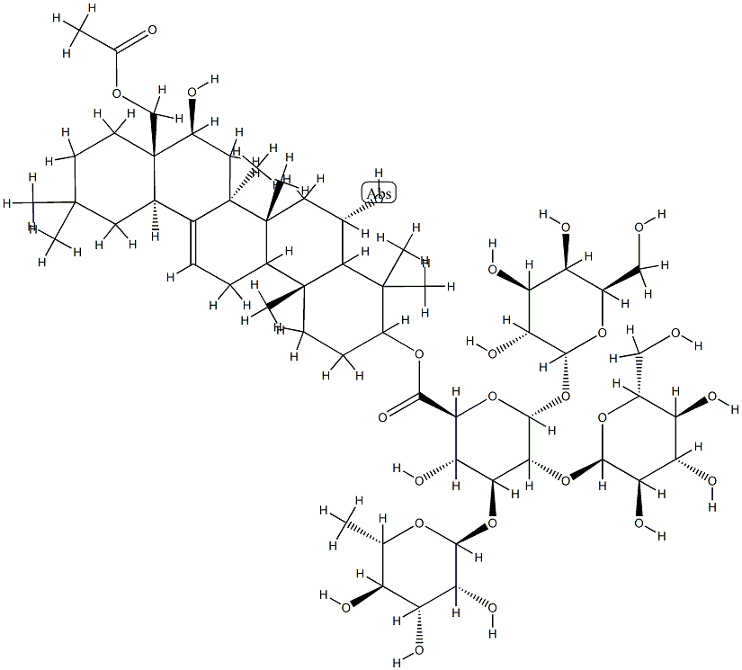 macrophyllicinin Struktur