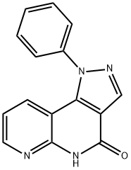 4H-Pyrazolo[4,3-c][1,8]naphthyridin-4-one,1,5-dihydro-1-phenyl-(9CI) Struktur