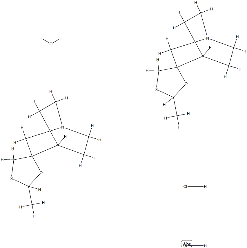 cevimeline hydrochloride hydrate Struktur